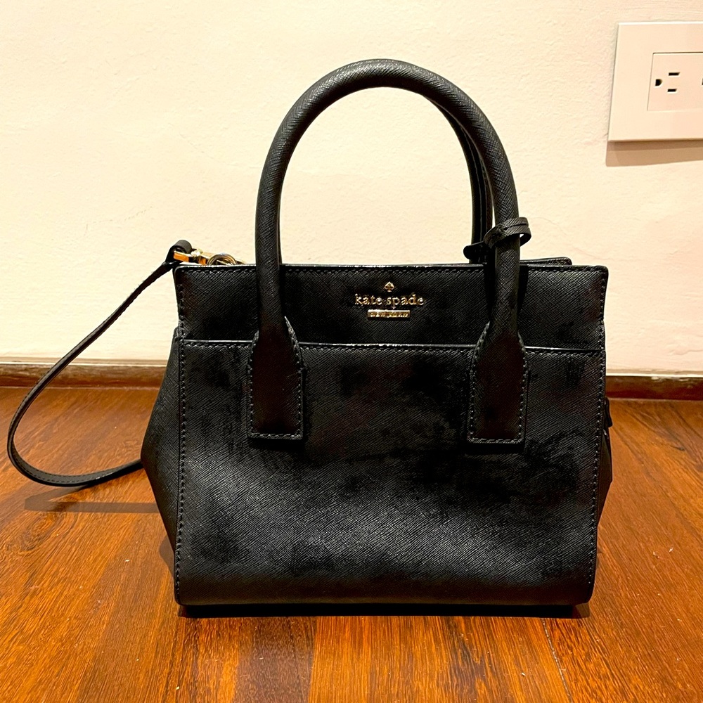 Kate Spade Cameron Street Mini Satchel Crossbody Black Bag